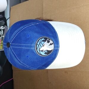 Kick 10 NBA Minnesota Timberwolves US Bank Strapback Blue Cream Hat Cap